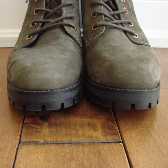 Aldo Rhaymma Winter Boots Olive Green Faux Fur Lug Sole 7 BRAND NEW IN BOX NWT - Picture 9 of 14